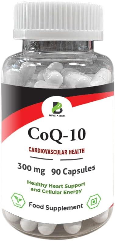 Co Enzyme Q10 300mg Capsules, 90 CoQ10 Capsules,