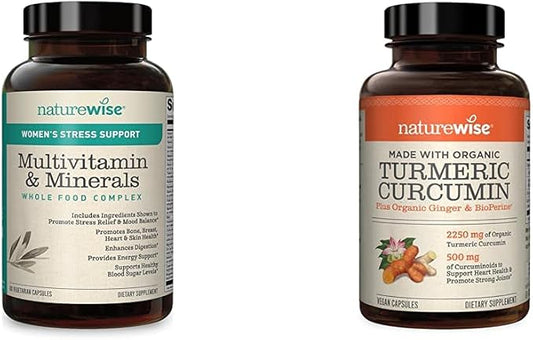 NatureWise Women's Multivitamin & Turmeric Curcumin 2250mg with 95% Curcuminoids