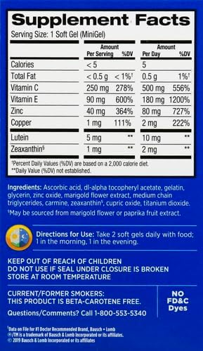 PreserVision AREDS 2 Eye Vitamin & 130 Softgels