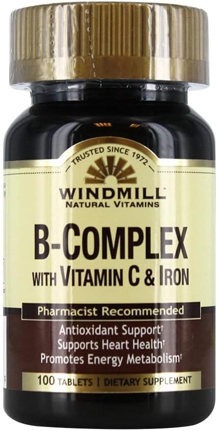 Windmill B-Complex Tablets with Vitamin C 100 Ea
