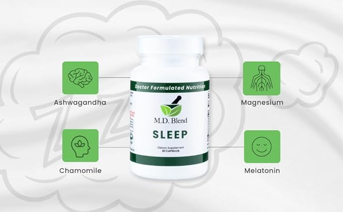 Sleep - Natural Supplement with L-Theanine, 60 capsules