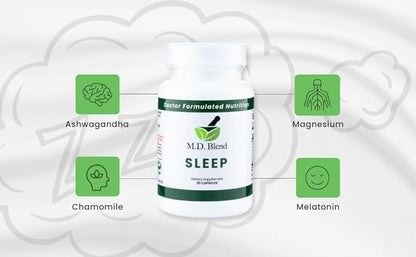 Sleep - Natural Supplement with L-Theanine, 60 capsules