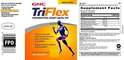 GNC TriFlex |Targeted Joint, Bone & 120 Caplets