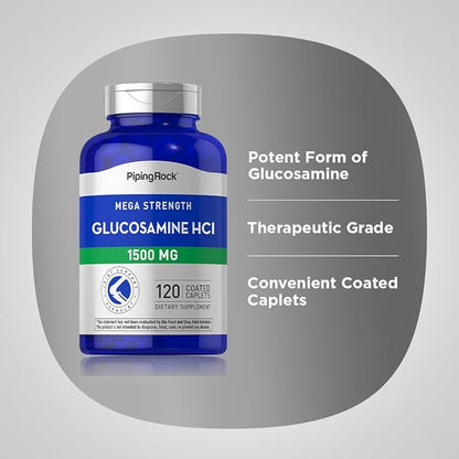 Piping Rock Glucosamine HCL 1500mg | 120 Caplets