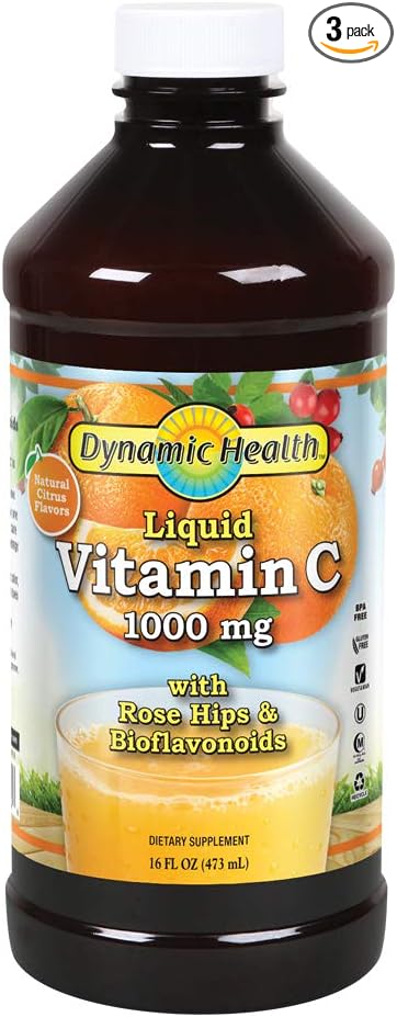 Dynamic HealthLiquid Vitamin C, 1000 mg, 16-Ounce Bottles