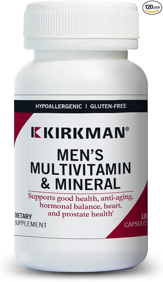 Kirkman 60 to 90 Men’s Multi-Vitamin 120 Vegetarian