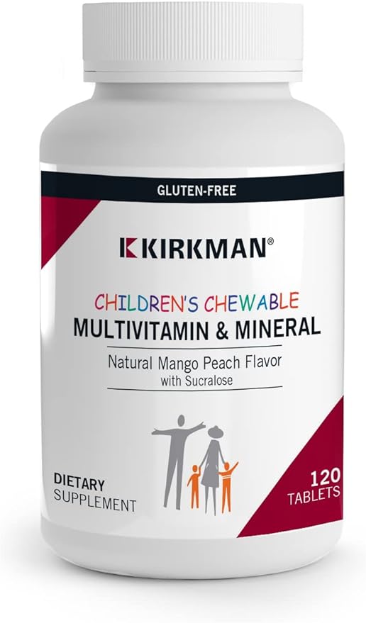 Kirkman - Children's Chewable Multivitamin & 120 Tablets Q-10 (CoQ10) (CoQ10) -