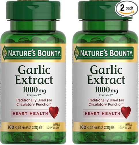Nature's Bounty Garlic Extract 1000 mg, 100 Rapid 2)