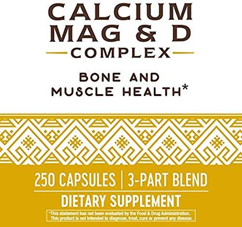 Nature’s Way Calcium-Magnesium-Vitamin D3 250 Capsules 2)