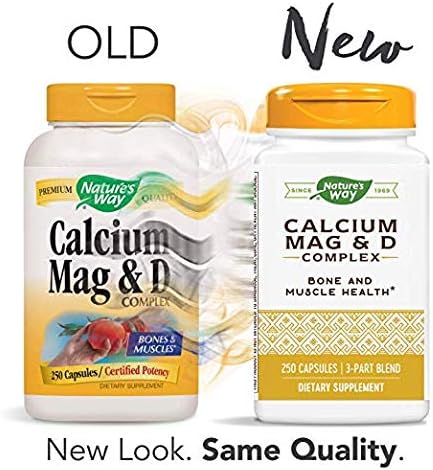 Nature’s Way Calcium-Magnesium-Vitamin D3 250 Capsules 2)