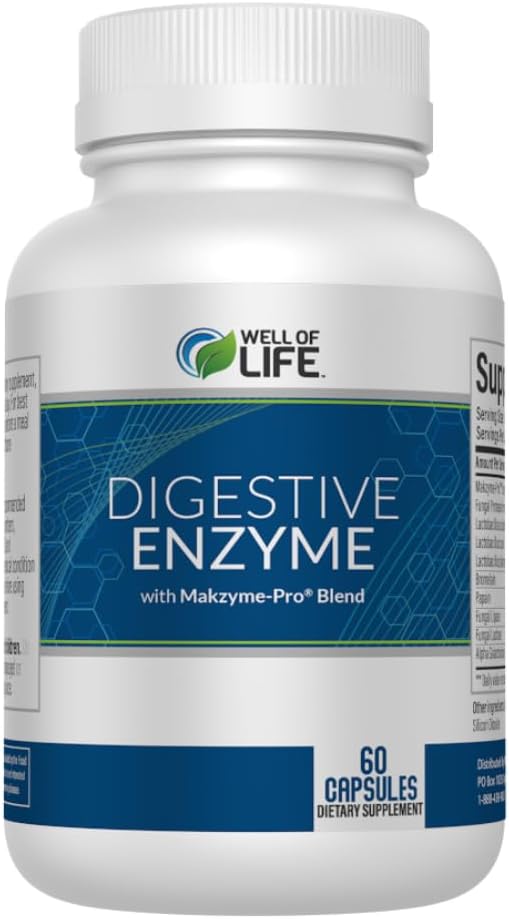 Digestive Enzyme: 700mg, 60 Vegetarian Capsules,
