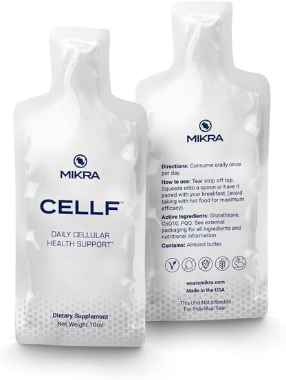 CELLF™ 2.0 Cellular Performance Supplement 30 Day CoQ10 PQQ 10ml Each