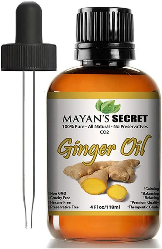 Ginger Root CO2 Essential Oil 100% Pure, Best Therapeutic Grade - 1 oz