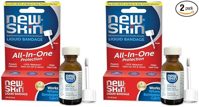 NEW-SKIN Liquid Bandage, Waterproof for Scrapes 1 Ounce 2)
