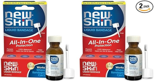 NEW-SKIN Liquid Bandage, Waterproof for Scrapes 1 Ounce 2)