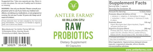 Antler Farms - Raw Probiotics 60 60 Capsules,