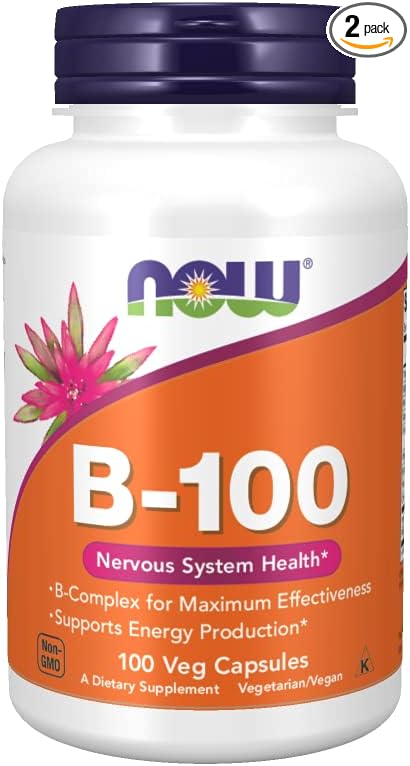 Now Foods B-100, 100 Capsules (Pack 2)