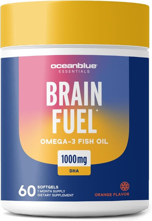 Oceanblue Essentials Brain Fuel – 60ct Omega-3 DHA 1 Month