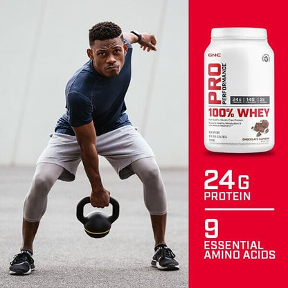 GNC Pro Performance 100% Whey Protein Powder | Supports Healthy Metabolism and Lean Muscle Recovery | Cookies and Cream | 25 Servings