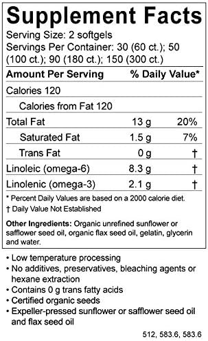BodyBio Omega Oils 3 & 6 60 Softgel