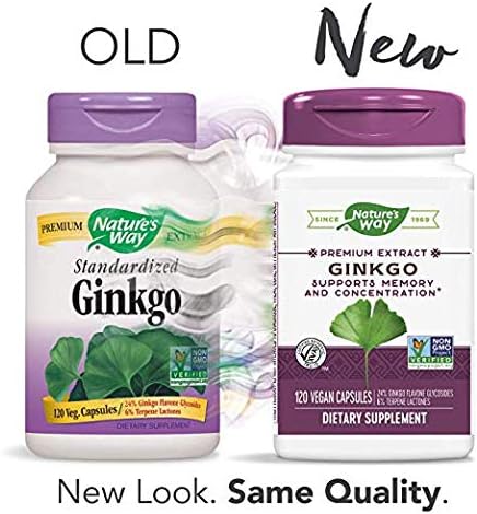 Nature's Way Premium Extract Ginkgo Memory 120 Capsules