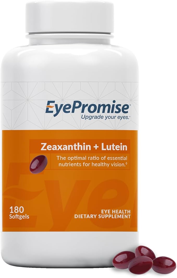 EyePromise Zeaxanthin + Lutein Eye Vitamin 180 Softgels (3-Month Supply (180 softgels))