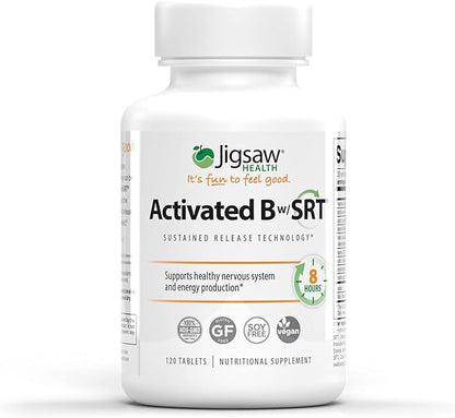 Jigsaw Health Activated B Complex w/SRT, 120 Tablets