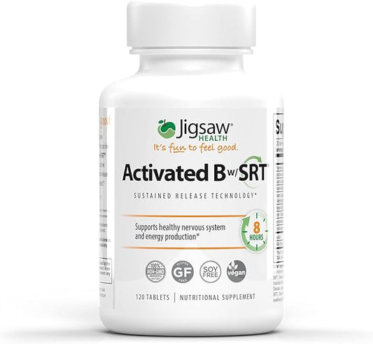 Jigsaw Health Activated B Complex w/SRT, 120 Tablets
