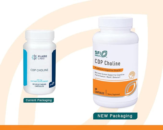 Klaire Labs CDP Choline 250mg (60 Capsules)