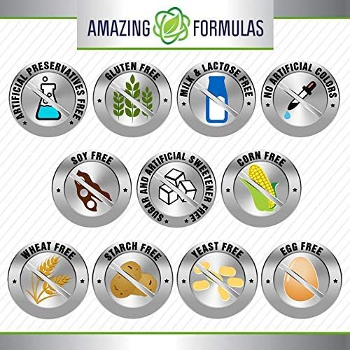 Amazing Formulas Calcium Magnesium Zinc D3 300 Tablets 1000mg - 400mg - 25mg Plus D3 600 600 IU 3 Tablets)