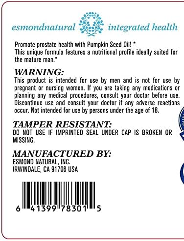 (3 Pack) Esmond Natural: Super Prostate 180 Softgels