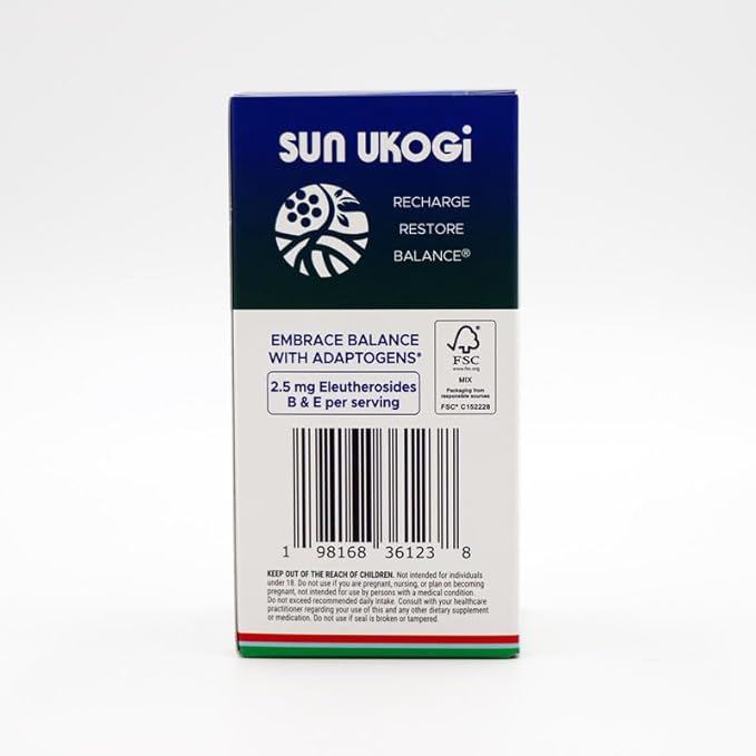Sun Ukogi Eleuthero Supplement, 240 Tablets (200mg), 1.7oz 1.7oz