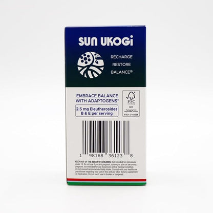 Sun Ukogi Eleuthero Supplement, 240 Tablets (200mg), 1.7oz 1.7oz