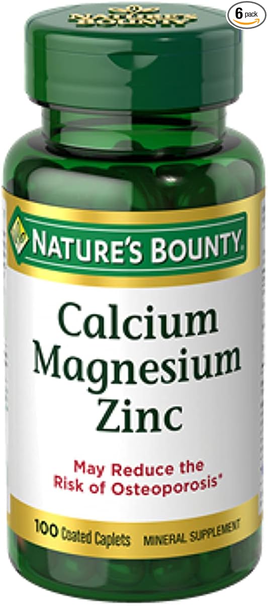 Nature's Bounty Calcium Magnesium Zinc, 100 6)