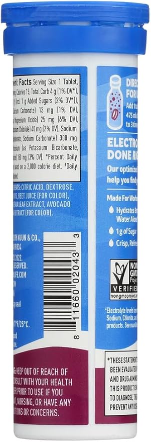 Nuun Electrolytes - 8-Pack Tri-Berry, One Size
