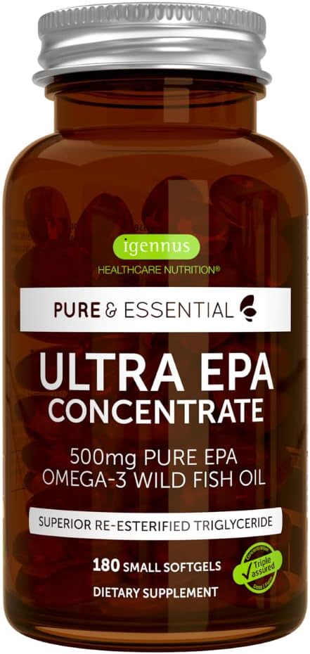 Ultra Pure EPA, Omega-3 Concentrate 500 180 Small
