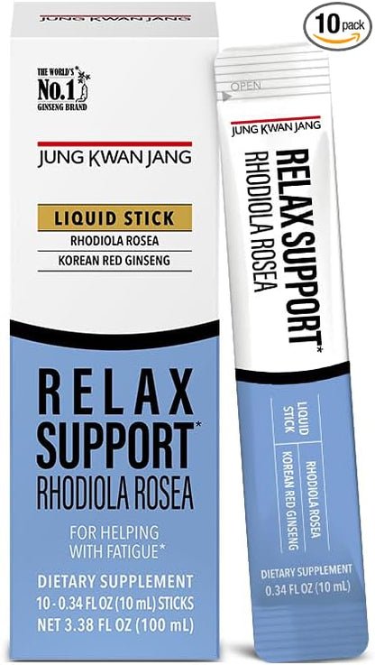 JungKwanJang Relax Support Rhodiola Rosea (800mg), 10 Count