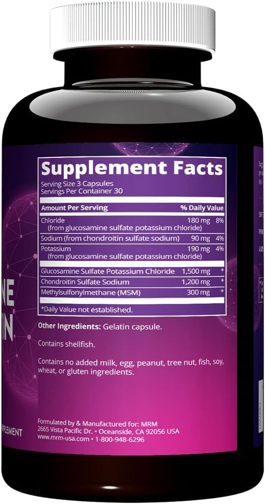 MRM - Glucosamine Chondroitin MSM | 90 Capsules