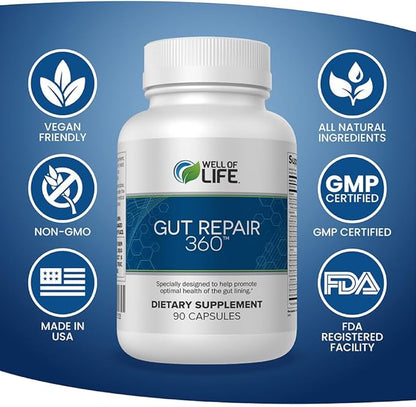 Gut Repair 360: Natural Formulated Formula