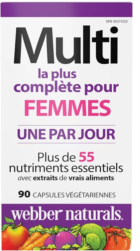 Webber Naturals Women's Most Complete Multi, 90 Vegetarian Capsules