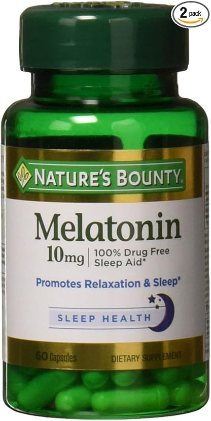 Nature's Bounty Maximum Strength Melatonin 10mg 60 CT 2)
