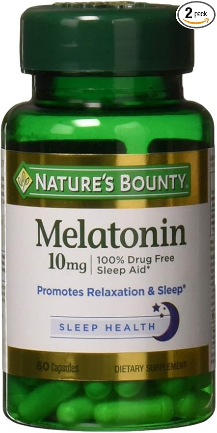 Nature's Bounty Maximum Strength Melatonin 10mg 60 CT 2)