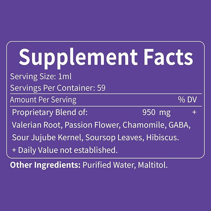 Passion Flower Liquid Drops for Sleep Supplement.2oz