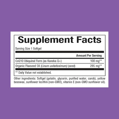 Natural Factors, Ubiquinol Active CoQ10 100 Q10 Supplement 100mg, 60 60 Count 1)