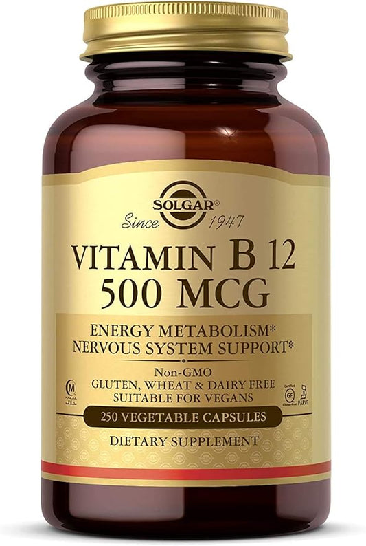 Solgar Vitamin B12 500 mcg Vegetable 250 Count
