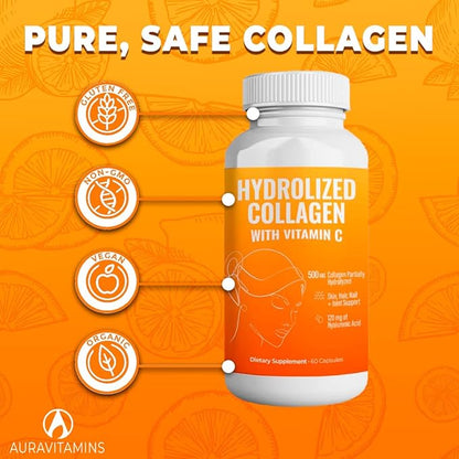 Hydrolyzed Collagen Powder Supplement 200gr (Capsules)
