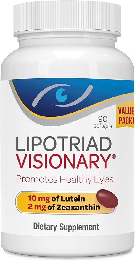 Visionary Eye Vitamin and Mineral Supplement AREDS2® Ingredients 90 Count