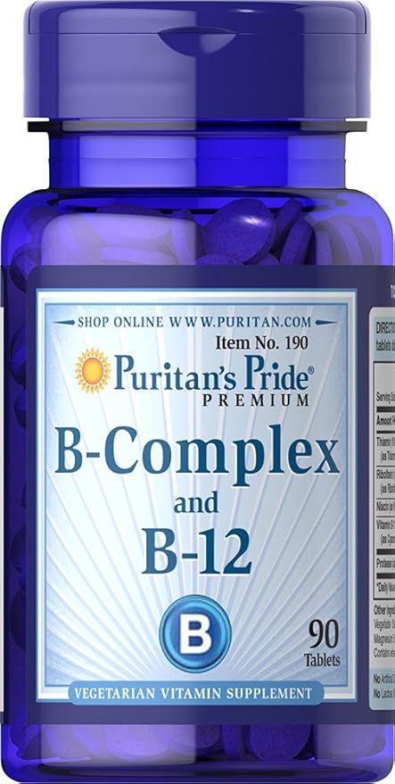 Puritan's Pride 2 Pack of Vitamin B-12 12-90 12-90 Tablets
