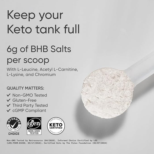 Sports Research Keto Plus Exogenous Ketones with goBHB - 30 Servings | Keto Electrolyte Powder for Hydration, Energy, Focus & Ketosis | Keto Certified, Vegan Friendly (Fruit Punch)