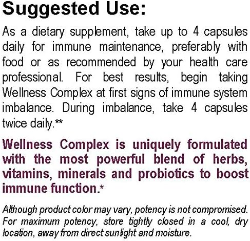 VHR WELLNESS COMPLEX IMMUNE BOOSTING Formula 120 veg